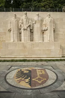 Images Dated 29th July 2014: Reformation Wall, Parc des Bastions, Geneva, Switzerland