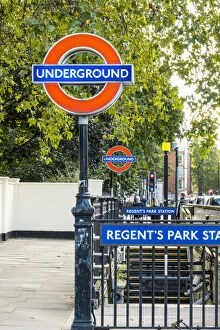 Images Dated 11th October 2021: Regents Park underground station, London, England, UK