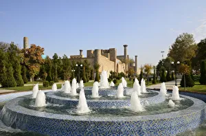 Registan square, a Unesco World Heritage Site, Samarkand. Uzbekistan Registan square, a Unesco World Heritage Site, Samarkand. Uzbekistan