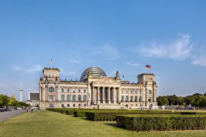 Television Tower Prints: Reichstag, Berlin, Germany