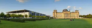 Reichstag Prints: Reichstag (Deutscher Bundestag / Parliament Bldg) & Paul Lobe Haus, Berlin, Germany