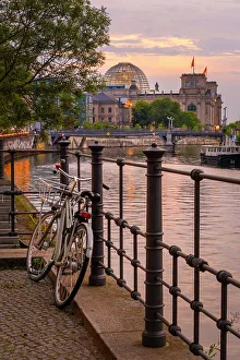 Reichstag Prints: Reichstag, River Spree, Berlin, Germany