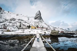 Rorbuer Prints: Reine village, Lofoten Islands, Nordland, Norway