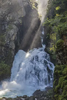 Sunbeams Prints: Reinfalle in Reintal, South Tyrol, Italy
