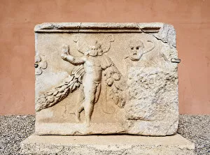 Display Gallery: Relief at Roman Forum, Thessaloniki, Central Macedonia, Greece