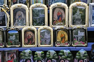 Images Dated 29th June 2012: Religious souvenirs, Las Lajas, Colombia, South America