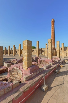 Industry Prints: Remains of the Tuna fishery plant, Vendicari, Noto Valley, Sicily, Italy