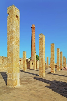 Industry Prints: Remains of the Tuna fishery plant, Vendicari, Noto Valley, Sicily, Italy