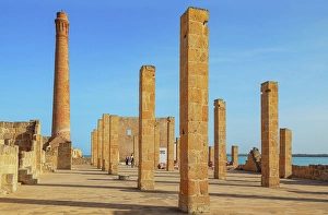 Industry Prints: Remains of the Tuna fishery plant, Vendicari, Noto Valley, Sicily, Italy