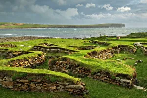 September Prints: Remains of a Viking settlement on the Brough of Birsay
