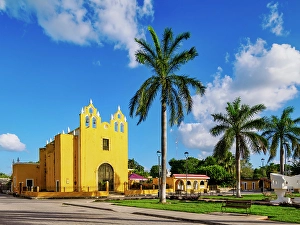 Izamal Prints: Remedios Park and Chapel, Izamal, Yucatan State, Mexico