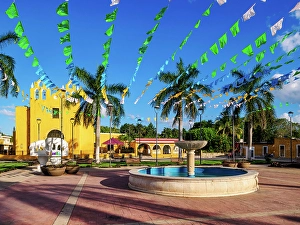 Izamal Prints: Remedios Park and Chapel, Izamal, Yucatan State, Mexico