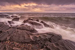 Rugged Coast Prints: Remote coast of Lake Superior near the Dog River, Ontario, Canada