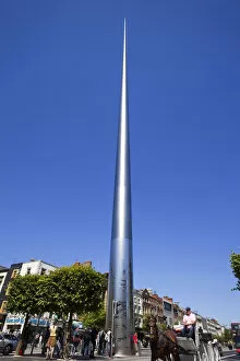 Images Dated 16th August 2010: Republic of Ireland, Dublin, Spire of Dublin also known as Monument of Light by Ian