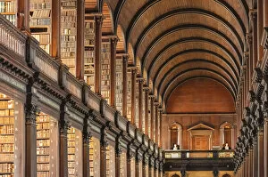 Images Dated 21st March 2022: Republic of Ireland, Dublin, Trinity College, Old Library