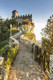 Images Dated 1st May 2018: Republic of San Marino, Repubblica di San Marino San Marino. Torre Guaita, Pirma Torre