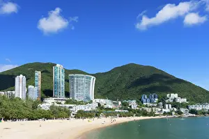 Apartments Prints: Repulse Bay Beach, Hong Kong Island, Hong Kong, China