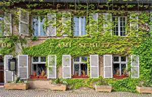 Grand Est Prints: Restaurant Ami Schutz at Petite France district