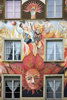 Lucerne Prints: Restaurant Fritschi in the Old Town, Lucerne, Switzerland