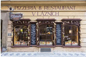Mala Strana Prints: Restaurant in Mala Strana (Little Quarter), Prague, Czech Republic