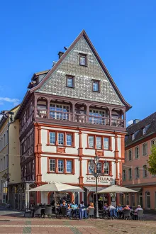Marktplatz Prints: Restaurant at Marktplatz, Neustadt an der Weinstrasze