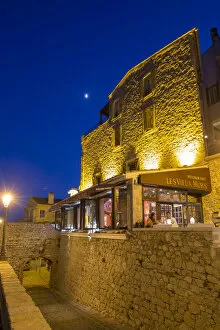 Restaurant in the Old town of Antibes, Alpes-Maritimes, Provence-Alpes-Cote D Azur