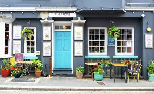 Welsh Prints: A restaurant in Tenby, Pembrokeshire, Wales