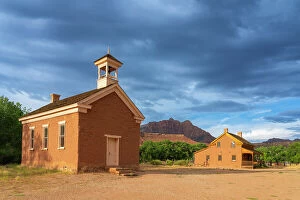 Abandoned Collection: Restored abandoned buildings in Grafton ghost town near Rockville, Washington County, Utah, USA