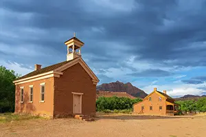 Ghost Town Prints: Restored abandoned buildings in Grafton ghost town near Rockville