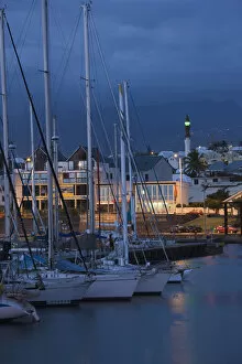 Images Dated 16th December 2008: Reunion Island, St-Pierre, yacht harbor