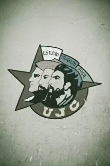 Revolutionary slogan, Habana Vieja, Havana, Cuba
