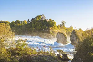 Rhine Falls (Rheinfall) and Laufen Castle, Schaffhausen, Switzerland