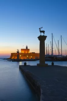 Images Dated 23rd February 2012: Rhodes Town, Rhodes, Greece