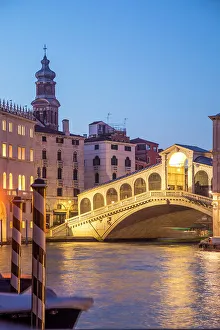 Rialto Bridge, Grand Canal, Venice, Veneto, Italy