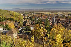 Grand Est Prints: Ribeauville, Haut-Rhin, Alsace, Grand Est, France