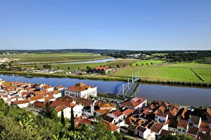 Sado River Prints: Rice fields near the Sado river, in Alcacer do Sal. Portugal
