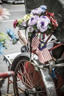 Images Dated 6th February 2019: Rickshaw, George Town, Penang Island, Malaysia