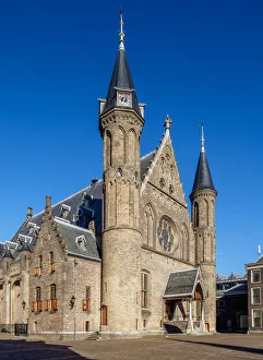 The Ridderzaal, main building of the Binnenhof, The Hague, South Holland, The Netherlands