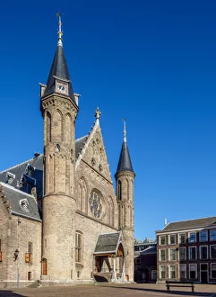 The Ridderzaal, main building of the Binnenhof, The Hague, South Holland, The Netherlands