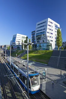 Public Transportation Prints: Rietlandpark tram station, Amsterdam, Noord Holland, Netherlands