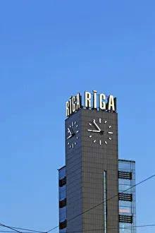 Ivan Vdovin Prints: Riga central station, Riga, Latvia
