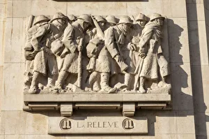 Rihour Palace and the Aux Lillois Victims of the Wars Monument, Rihour Square, Lille