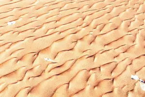 Texture Prints: Rippled desert sand shaped by wind, Campo de Piedra Pomez, El Penon, Catamarca, Argentina