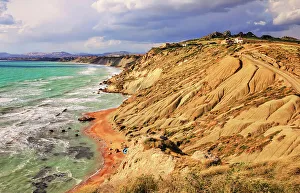 Images Dated 12th June 2023: Riserva Naturale di Punta Bianca, Palma di Montechiaro, Agrigento, Sicily, Italy