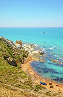 Images Dated 12th June 2023: Riserva Naturale di Punta Bianca, Palma di Montechiaro, Agrigento, Sicily, Italy