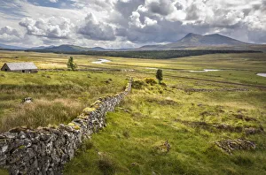 River Bran Valley with Sgurr a` Mhuilinn, Ross-Shire, Highlands, Scotland, Great Britain