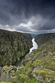 Rocky Mountain Prints: The river Douro crossing the wild and rocky gorges of the International Douro Nature Park