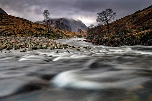 Glen Etive Prints: River Etive, Glen Etive, near Rannoch Moor, Highlands, Scotland