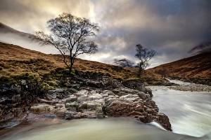 Glen Etive Prints: River Etive, Glen Etive, near Rannoch Moor, Highlands, Scotland