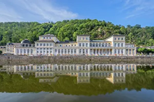 Westerwald Prints: River Lahn with Kurhaus, Bad Ems
